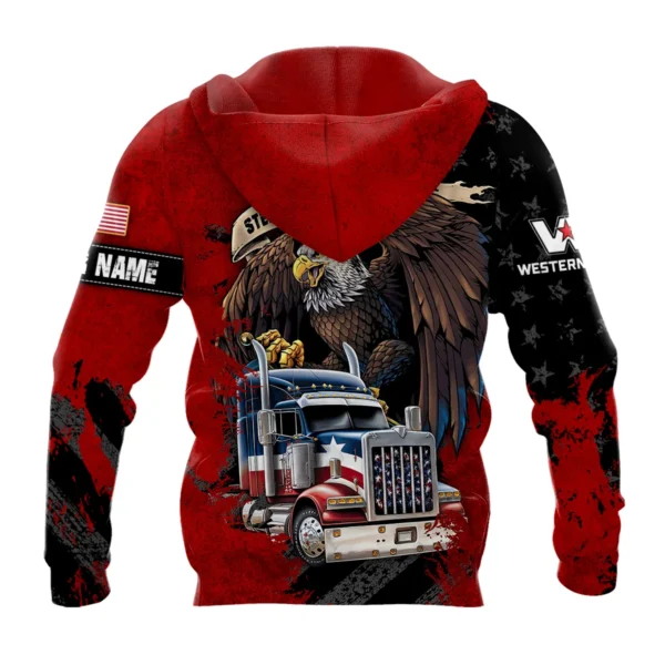Western Star Gift For Truckers Exclusive Logo Zipper Hoodie BLT11225A1WSZHD