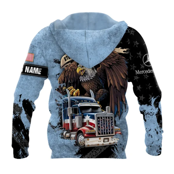 Mercedes-Benz Trucks Gift For Truckers Exclusive Logo Hoodie BLT11225A5MBHD
