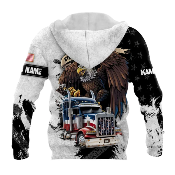 Kamaz Gift For Truckers Exclusive Logo Hoodie BLT11225A7KMZHD
