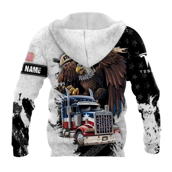 Tesla Semi Gift For Truckers Exclusive Logo Hoodie BLT11225A7TESHD