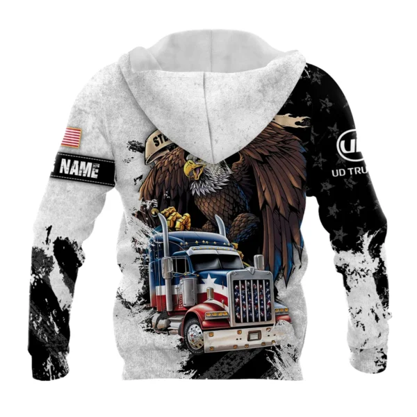 UD Trucks Gift For Truckers Exclusive Logo Zipper Hoodie BLT11225A7UDZHD