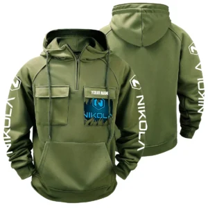 Nikola Gift For Truckers Exclusive Logo Tactical Quarter Zip Hoodie BLT3225NKL