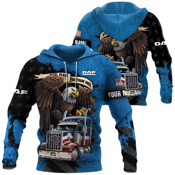 DAF Trucks Gift For Truckers Exclusive Logo Hoodie BLT11225A3DAFHD