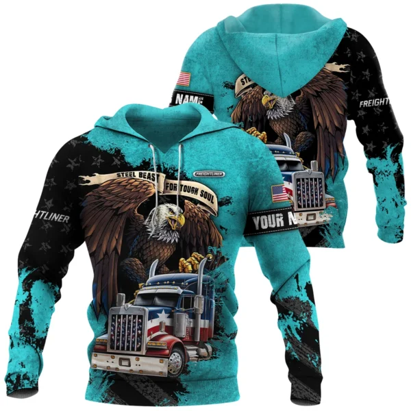 Freightliner Gift For Truckers Exclusive Logo Hoodie BLT11225A8FREHD