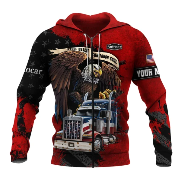 Autocar Trucks Gift For Truckers Exclusive Logo Zipper Hoodie BLT11225A1ATCZHD