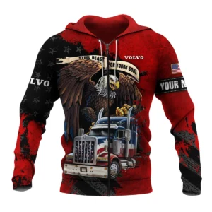 Volvo Trucks Gift For Truckers Exclusive Logo Zipper Hoodie BLT11225A1VVZHD