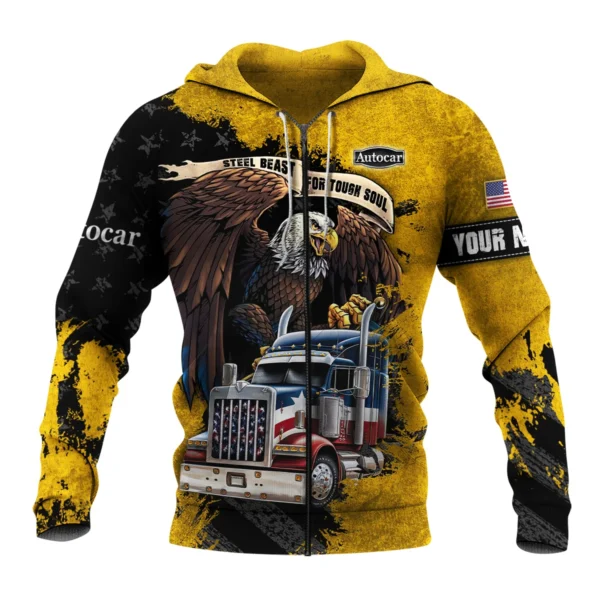 Autocar Trucks Gift For Truckers Exclusive Logo Zipper Hoodie BLT11225A2ATCZHD