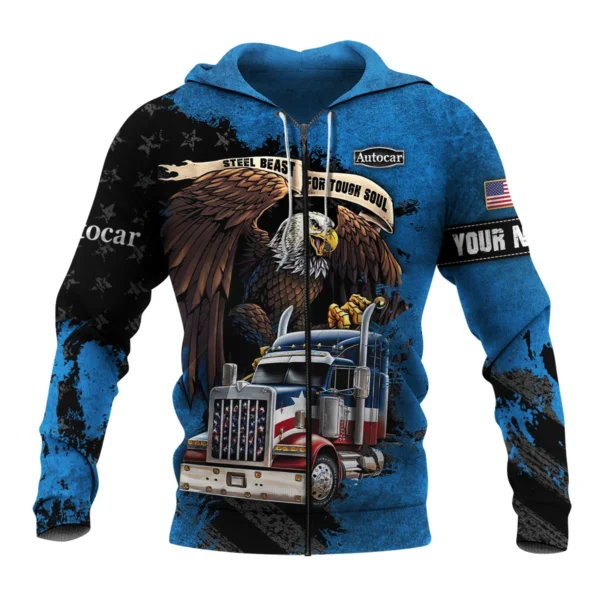 Autocar Trucks Gift For Truckers Exclusive Logo Zipper Hoodie BLT11225A3ATCZHD