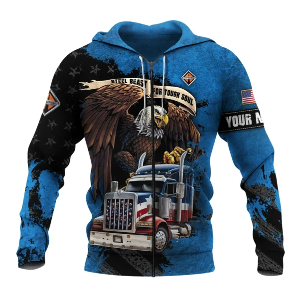 International Trucks Gift For Truckers Exclusive Logo Zipper Hoodie BLT11225A3ITZHD