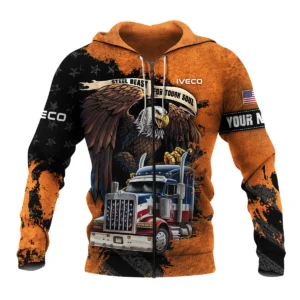 Iveco Gift For Truckers Exclusive Logo Zipper Hoodie BLT11225A6IVCZHD
