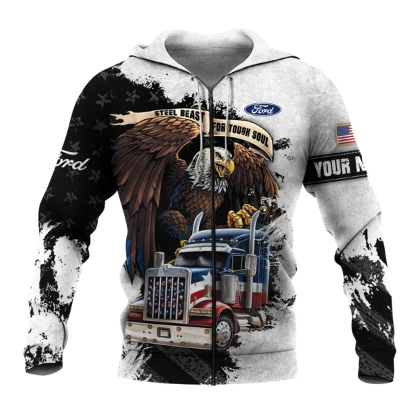 Ford Trucks Gift For Truckers Exclusive Logo Zipper Hoodie BLT11225A7FTZHD