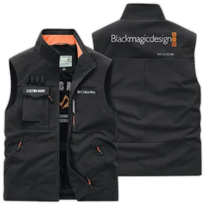 Columbia Sportswear x Blackmagic Design Special Release Outdoor Vest Lightweight Regular Fit BL261124A6CSBMD