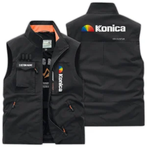 Konica Photography Videography Exclusive Logo Outdoor Vest BLPT21224A2KNC