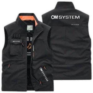OM SYSTEM Photography Videography Exclusive Logo Outdoor Vest BLPT61124A1OMSOSV