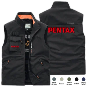 Pentax Photography Videography Exclusive Logo Outdoor Vest BLPV9924APTOSV