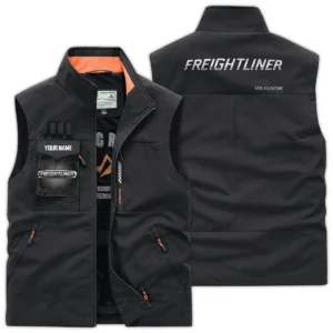 Freightliner Gift For Truckers Exclusive Logo Outdoor Vest BLT4225FRE