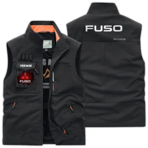 Fuso Gift For Truckers Exclusive Logo Outdoor Vest BLT4225FUS