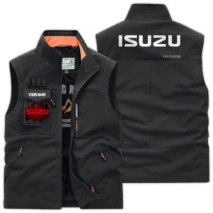 Isuzu Trucks Gift For Truckers Exclusive Logo Outdoor Vest BLT4225ISZ