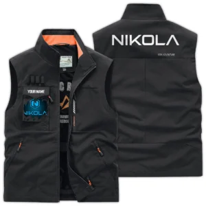 Nikola Gift For Truckers Exclusive Logo Outdoor Vest BLT4225NKL
