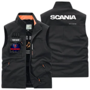Scania Gift For Truckers Exclusive Logo Outdoor Vest BLT4225SCA