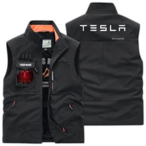 Tesla Semi Gift For Truckers Exclusive Logo Outdoor Vest BLT4225TES