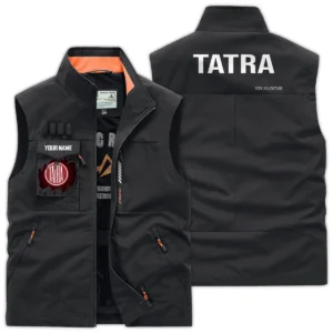 Tatra Trucks Gift For Truckers Exclusive Logo Outdoor Vest BLT4225TT