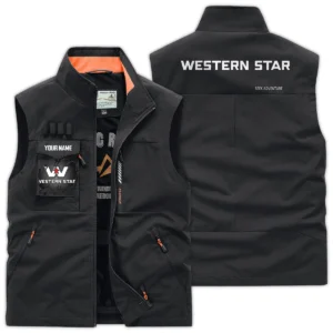 Western Star Gift For Truckers Exclusive Logo Outdoor Vest BLT4225WS