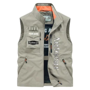 Autocar Trucks Gift For Truckers Exclusive Logo Outdoor Vest BLT15225ATC