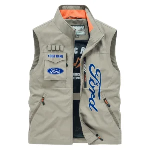 Ford Trucks Gift For Truckers Exclusive Logo Outdoor Vest BLT15225FT