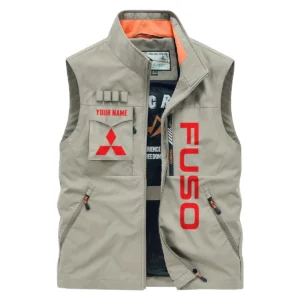 Fuso Gift For Truckers Exclusive Logo Outdoor Vest BLT15225FUS
