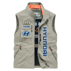 Hyundai Trucks Gift For Truckers Exclusive Logo Outdoor Vest BLT15225HD