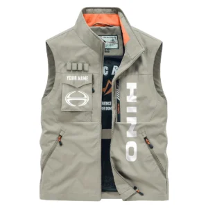 Hino Motors Gift For Truckers Exclusive Logo Outdoor Vest BLT15225HN