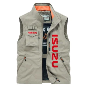 Isuzu Trucks Gift For Truckers Exclusive Logo Outdoor Vest BLT15225ISZ