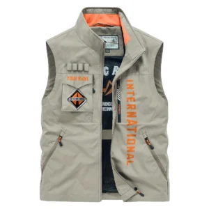 International Trucks Gift For Truckers Exclusive Logo Outdoor Vest BLT15225IT