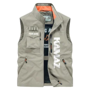 Kamaz Gift For Truckers Exclusive Logo Outdoor Vest BLT15225KMZ