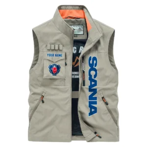 Scania Gift For Truckers Exclusive Logo Outdoor Vest BLT15225SCA