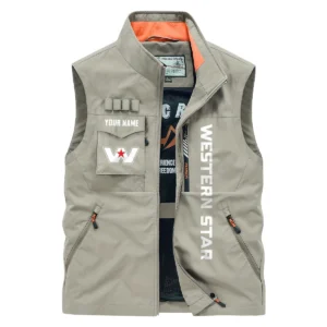 Western Star Gift For Truckers Exclusive Logo Outdoor Vest BLT15225WS