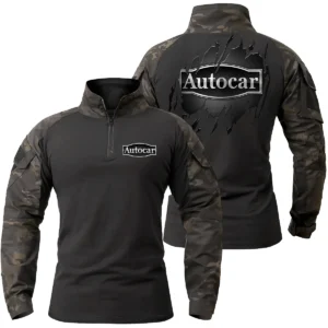Autocar Trucks Gift For Truckers Exclusive Logo Patchable Military Combat Shirt Long Sleeve BLT2225ATC