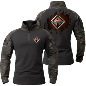 International Trucks Gift For Truckers Exclusive Logo Patchable Military Combat Shirt Long Sleeve BLT2225IT