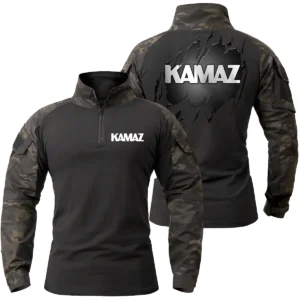 Kamaz Gift For Truckers Exclusive Logo Patchable Military Combat Shirt Long Sleeve BLT2225KMZ