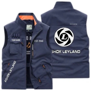 Ashok Leyland Gift For Truckers Exclusive Logo Outdoor Vest BLT16225AL