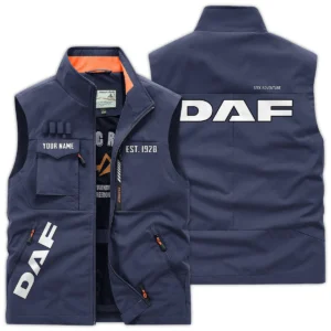 DAF Trucks Gift For Truckers Exclusive Logo Outdoor Vest BLT16225DAF