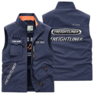 Freightliner Gift For Truckers Exclusive Logo Outdoor Vest BLT16225FRE
