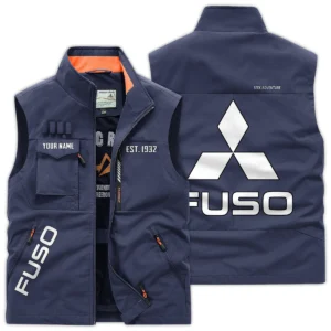 Fuso Gift For Truckers Exclusive Logo Outdoor Vest BLT16225FUS