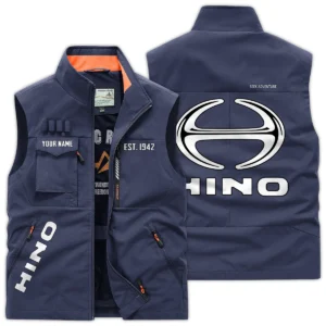 Hino Motors Gift For Truckers Exclusive Logo Outdoor Vest BLT16225HN