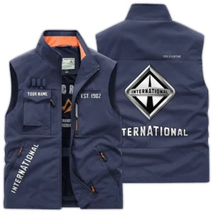 International Trucks Gift For Truckers Exclusive Logo Outdoor Vest BLT16225IT