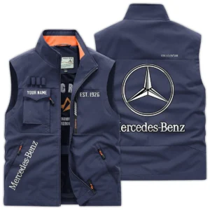 Mercedes-Benz Trucks Gift For Truckers Exclusive Logo Outdoor Vest BLT16225MB