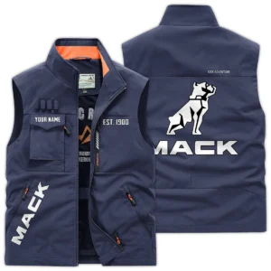 Mack Trucks Gift For Truckers Exclusive Logo Outdoor Vest BLT16225MT