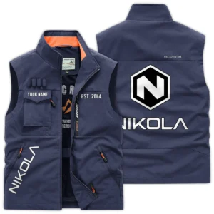 Nikola Gift For Truckers Exclusive Logo Outdoor Vest BLT16225NKL