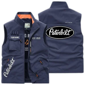 Peterbilt Gift For Truckers Exclusive Logo Outdoor Vest BLT16225PTB